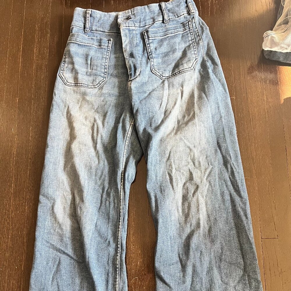 Denim Wash Blue Jeans